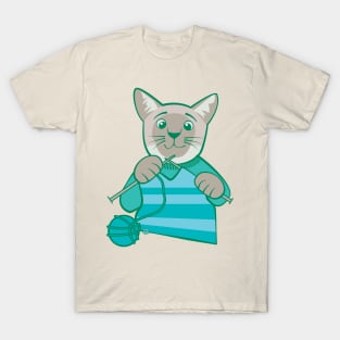 Knitting Siamese T-Shirt